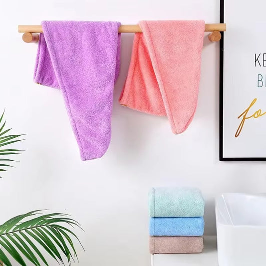 hair-drying-towel-cap-quick-dry-soft-absorbent-turban-wrap-for-women-anti-frizz-hair-wrap-towel-for-bathroom-salon-use-random-color