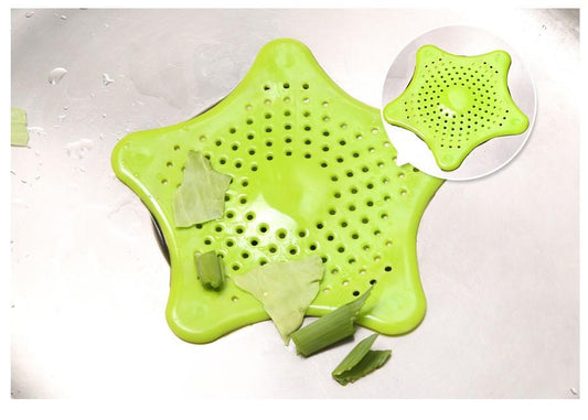 silicone-rubber-star-fish-five-pointed-creative-star-sink-water-stopper-filter-sea-star-drain-hair-catcher-stopper-cover-sink-strainer-leakage-filter-kitchen-and-bathroom-random-color-2