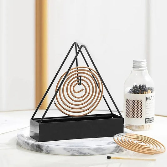1-pcs-simple-triangle-shaped-iron-mosquito-coil-holder-creative-hanging-or-standing-incense-burner-only-black