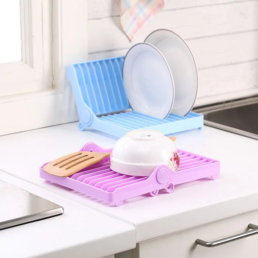 small-kitchen-foldable-dish-plate-drying-rack-multipurpose-space-saving-storage-organizer-plastic-rack-random-color
