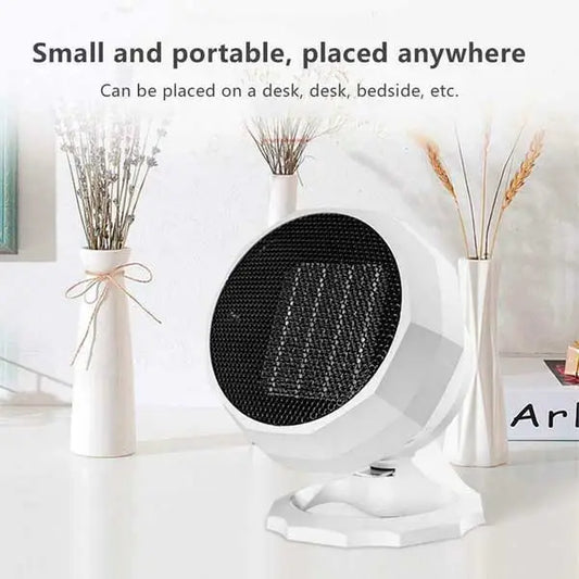 Miniature heater model WG-089..  Flexible 1800W Portable Electric Heater Fan Winter Warm Hot Fan Home Office Winter Warmer(random color )