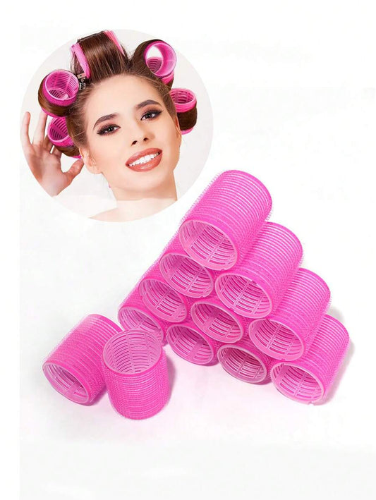 magic-hair-roller-self-grip-holding-rollers-hairdressing-curlers-hair-design-sticky-cling-style-12-pcs-random-color