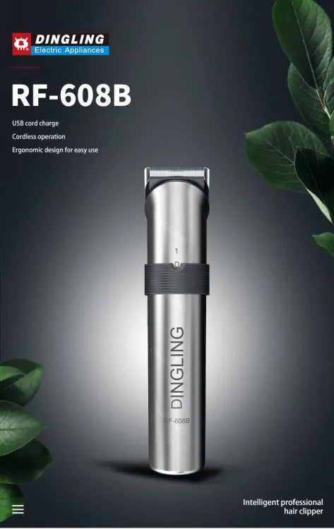 dingling-rf-608-b-rechargeable-with-charge-base-hair-and-beard-shaving-machine-and-grooming-for-men-dingling-rf-608b-dingling-trimmer-dingling-shaving-machine