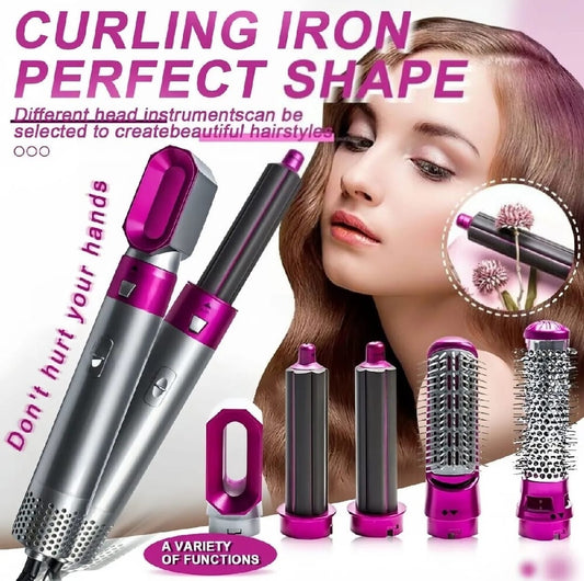 high-quality-5-in-1-hair-styler-brush-hair-straightener-curler-blow-dryer-volumizer-negative-ionic-electric-air-wrap-with-detachable-brush-heads-random-color