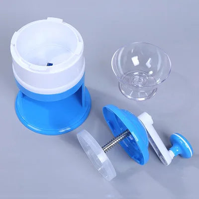 Handle DIY Ice Crusher Manual Multifunction Portable Ice slush Maker home Snow Cone Smoothie Ice Block Making Machine Ice Shaver