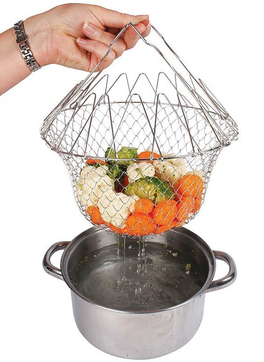stainless-steel-multi-functional-foldable-cooking-chef-basket-deluxe-kitchen-colander-mesh-steam-rinse-strain-fry-basket-deep-fryer