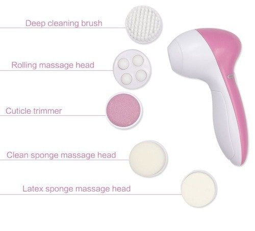 5-in-1-facial-electric-cleanser-and-massager-face-massager-machine-skin-electric-cleanser-scrub-beauty-device-scrubber-beauty-care-brush-for-removing-blackhead-exfoliating-and-massaging-beauty-to