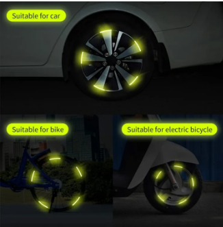 new-20-pcs-car-hub-reflective-sticker-car-accessories-decorative-strips-general-for-use-of-bicycle-automobile-and-motorcycle-tyre-yellow-color