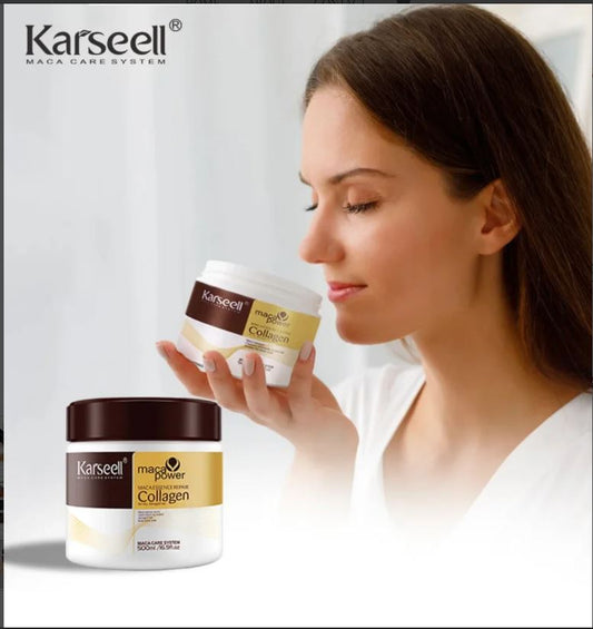karseell-collagen-maca-hair-treatment-deep-repair-conditioning-hair-mask-argan-oil-coconut-oil-essence-for-dry-damaged-hair-all-hair-types-16-90-oz-500ml