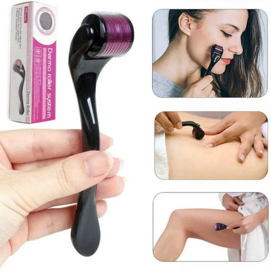 derma-roller-0-5mm-with-540-micro-needle-for-hair-growth-and-facial-skin-therapy-skin-care-beauty-tool-for-anti-aging-skin-repair-anti-wrinkles-stretch-and-acne-scars-removal-for-men-and-women