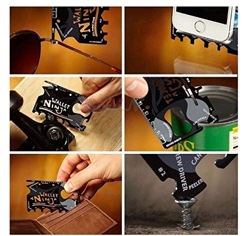ninja-wallet-18-in-1-multifunction-survival-tool-outdoor-screwdriver-bottle-opener-cell-phone-stand-stainless-steel-random-color