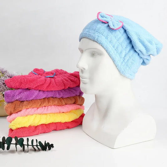 soft-microfiber-flower-cap-towel-for-women-quick-dry-hair-wrap-with-cute-bow-design-super-absorbent-shower-bath-turban-for-smooth-frizz-free-hair-random-color