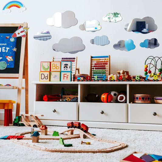 8-pcs-acrylic-cloud-shape-mirror-wall-art-decor-cloud-mirror-stickers-decals-for-kids-girls-bedroom-bathroom-playroom-silver