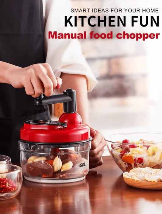 Manual Hand Multifunction Speedy Vegetable Quick chopper | Quick Chopper Vegetable - Onion Chopper | Kachomer Salad Machine ( random color )