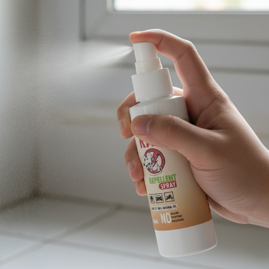 Rat Repellent Spray 50ml – Natural, Safe & Non-Toxic Rodent Deterrent for Home, Kitchen, Car, and Storage Areas