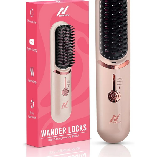 compact-and-portable-hair-styling-nexlev-hsb-04-cordless-hair-straightener-brush