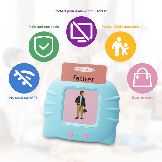 talking-flash-cards-preschool-learning-toys-early-educational-toys-english-learn-to-talk-learn-words-learn-english-learnrandom-color