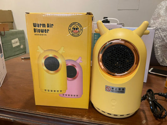 Deer Design Electric Room Heater,  Air Warmer Fan Blower Heater ,Portable Fan Heater for Home & Office