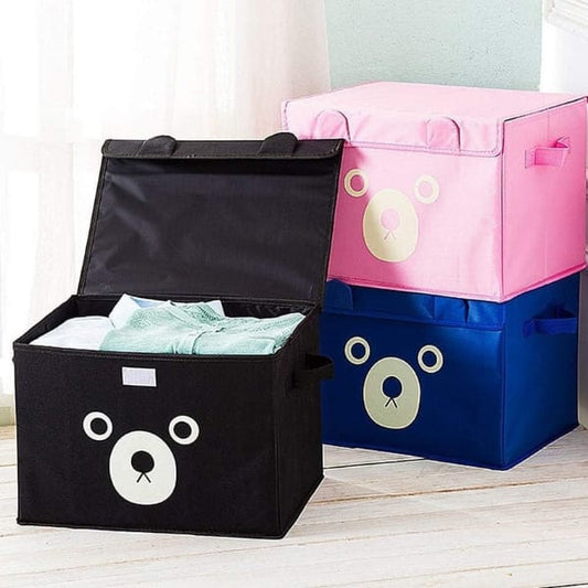 panda-box-storage-box-cartoon-storage-box-multipurpose-foldable-cube-storage-bin-for-kids-adorable-panda-animal-design-toys-clothes-books-organizer-random-color
