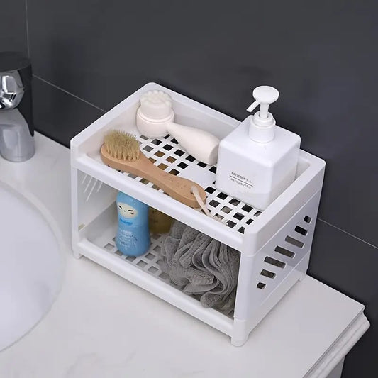 desktop-double-layer-plastic-storage-holder-rack-cosmetic-box-kitchen-bathroom-desk-shelf-organizer-office-supplies-stationery-random-color