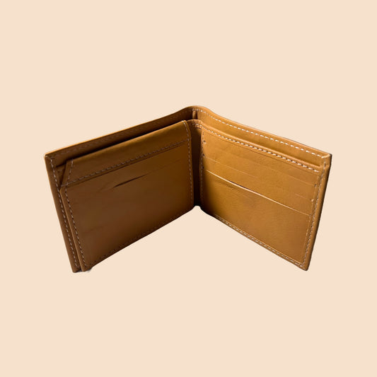 buffalo-leather-plain-wallet-men-short-wallet-purse-small-vintage-wallets-card-holder-camel-color