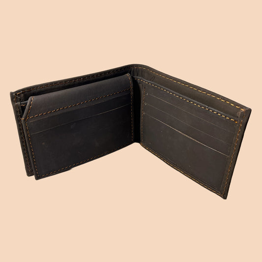 cow-leather-plain-men-short-wallet-purse-small-vintage-wallets-card-holder-brown