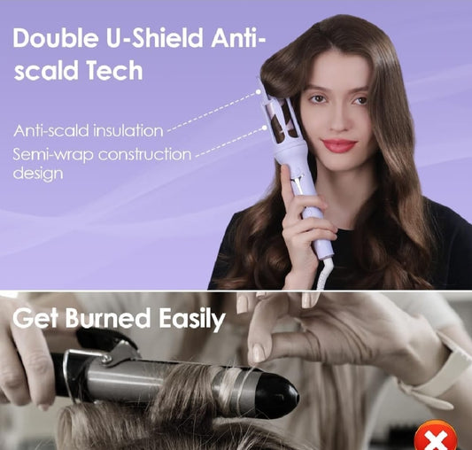 hair-curler-32mm-automatic-curling-iron-3-adjustable-temperatures-and-2-timer-reminders-automatic-curling-iron-for-long-hair-double-anti-scald-function-australian-specification-plug-suitable-for-everyone-random-color