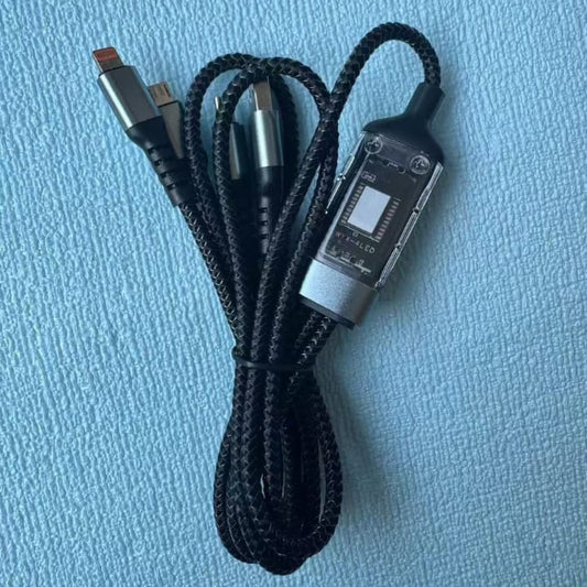 gamen-3-in-1-fast-charging-cable-100w-fast-charging-cable-multi-charger-cable-nylon-braided-multiple-usb-universal-3-in-1-charging-cord-adapter-with-type-c-micro-byj-with-box