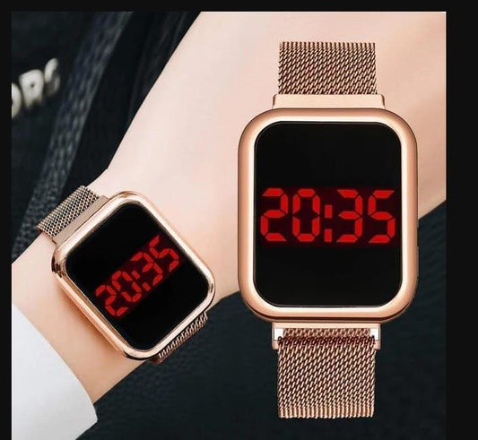 touch-led-magnet-watch-fashion-casual-sports-mens-watch-touch-smart-led-digital-watches-electronics-wrist-watches-for-men-women-square-clock-random-color-without-box