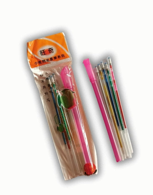 glitter-gel-pen-refills-set-5-multi-colored-metallic-ink-refills-for-smooth-writing-creative-art