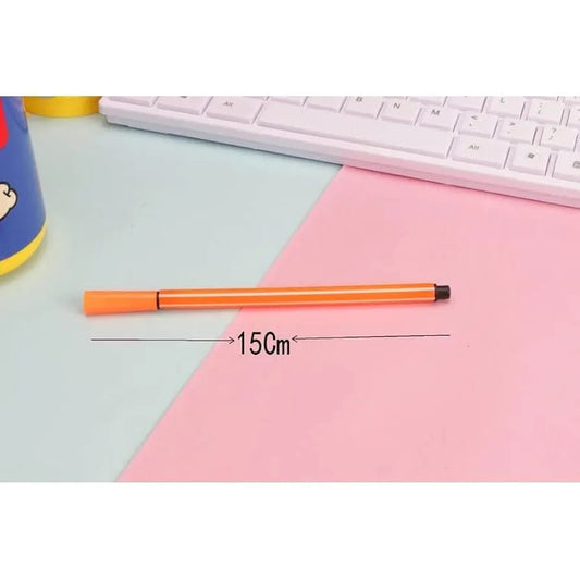 set-of-12-flomaster-colors-yellow-bird-design-kids-drawing-coloring-markers