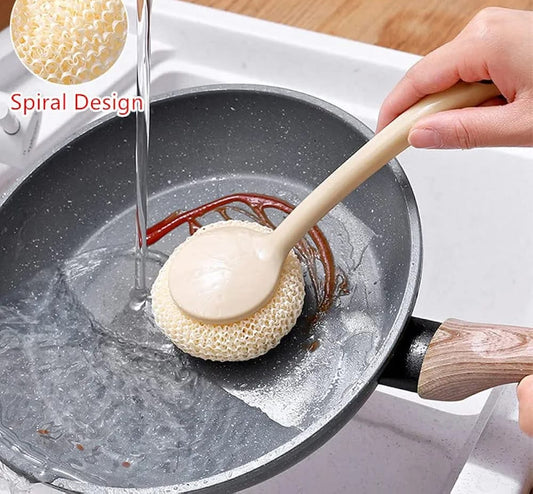 multipurpose-fiber-cleaning-balls-with-long-handle-reusable-scrubbers-for-kitchen-household-cleaning-1-handle-3-balls