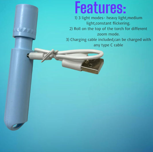 pl-003-long-range-led-rechargeable-torch-light-1000-lumens-3-modes-500m-beam-distance-1400mah-battery-with-usb-cable-durable-outdoor-flashlight