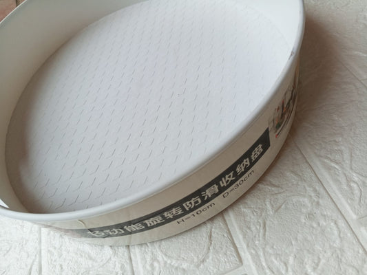 Home Rotating Storage Box with Open Handle Dining Table Fruit Organizer and Storage Rack (Large)