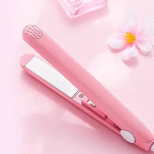 mini-hair-straightener-lightweight-amp-portable-travel-styling-tool-medium-heat-highlow-speed-settings-corded-electric-multicolor-abs-plastic