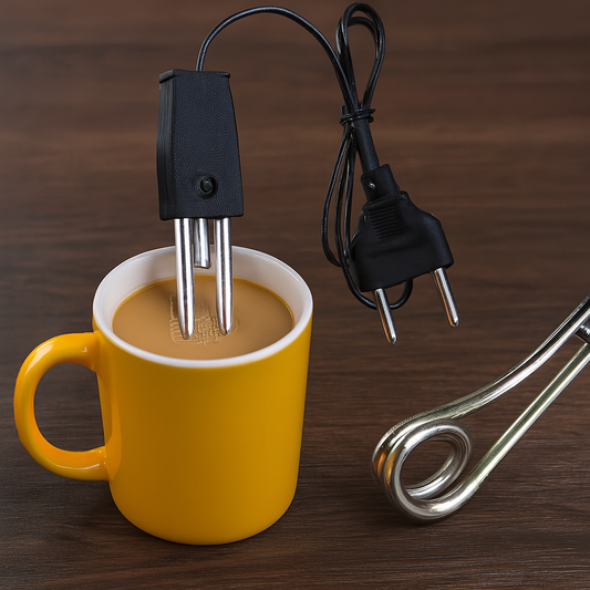 Mini Electric Portable Heating Rod For Instant Water Heating | Compact Travel Immersion Heater For Home, Office, And Outdoor Use (Random Color)