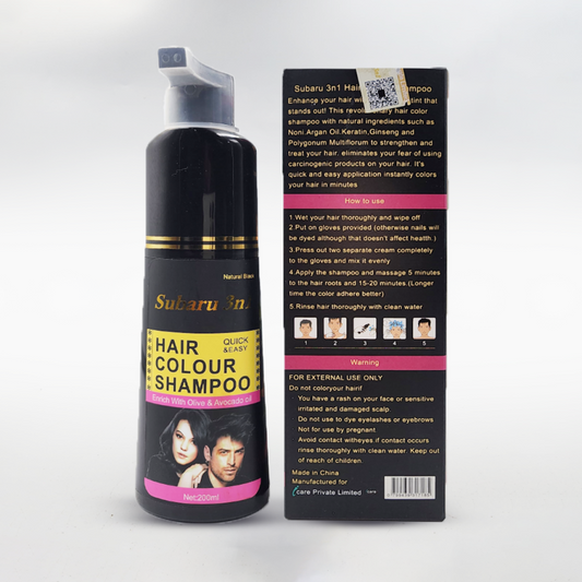 subaru-3-in-1-black-hair-color-shampoo-hair-color-shampoo-for-men-women-best-quality-shampoo-200-ml
