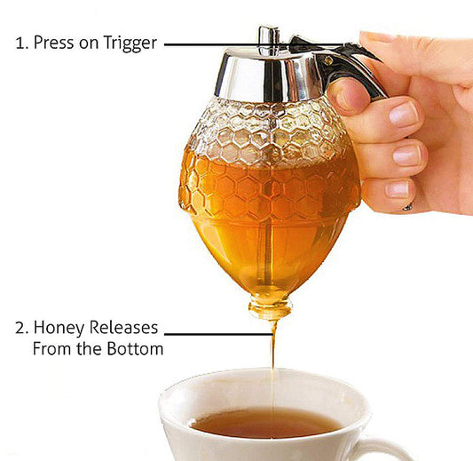 honey-dispenser-juice-syrup-pot-jar-for-kitchen-bee-drip-storage-200ml