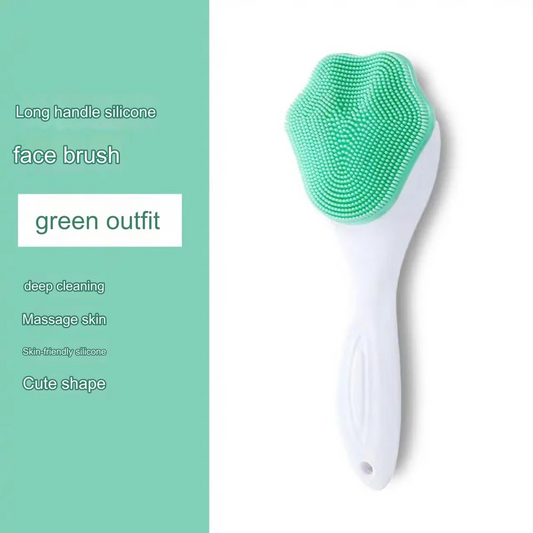 1-pcs-silicone-face-scrubber-exfoliating-brush-manual-handheld-massager-facial-cleansing-and-blackhead-scrubber-soft-bristles-for-face-skincare-random-color