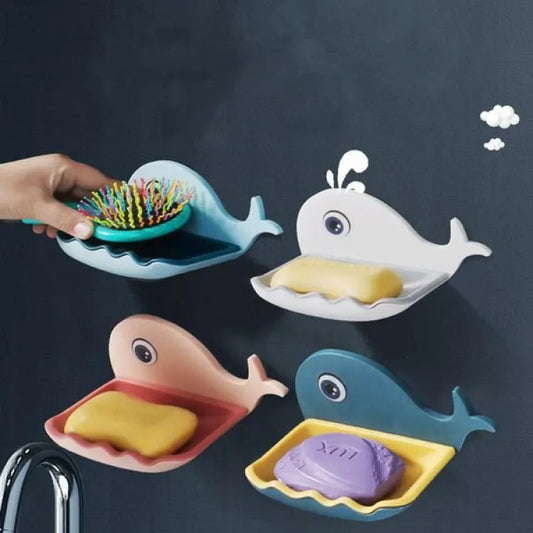 whale-fish-shaped-soap-holder-for-bathroom-wall-mounted-soap-bar-holder-rack-for-shower-wall-kitchen-bathroom-random-color1-pc