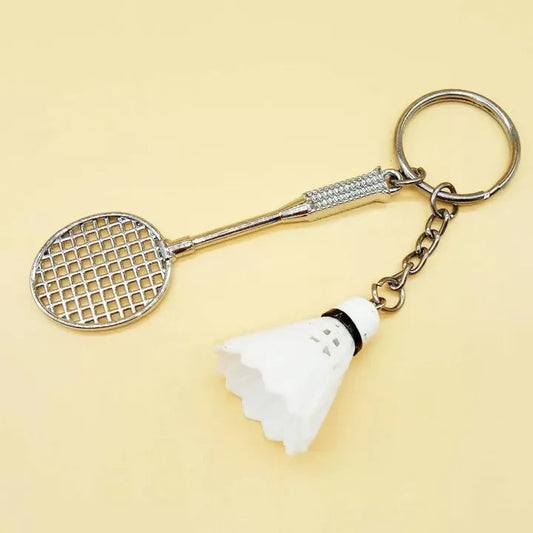 01-pcs-metal-badminton-racket-ball-keychain-stylish-keyring-gift-for-girls-bags-boys-random-color-key-chain