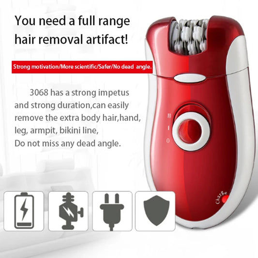 kemei-km-3068-rechargeable-3-in-1-epilator-hair-removal-device-for-women-electric-shaver-trimmer-set-with-multiple-heads-smooth-skin-care-tool-for-face-arms-legs-sensitive-a