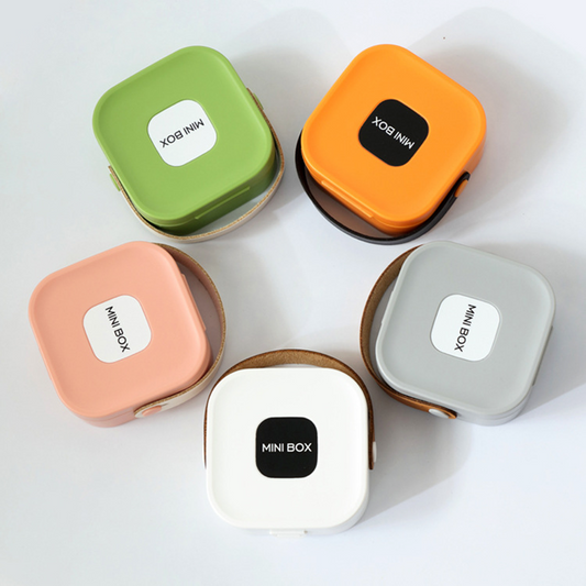 Jewelry Organizer Box | Portable Jewelry Storage Box | Sleek | Portable | Multi-Functional Travel Jewelry Organizer | Durable | Compact Ring | Necklace | Earring Storage Boxes With Mirror | For Travel | Home | Gift Option - Random Color 