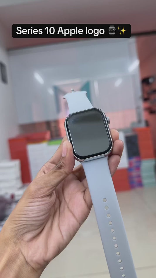 Watch Series 10 with Apple Logo – Stylish & Functional Smartwatch for Daily Use (Random Colors)